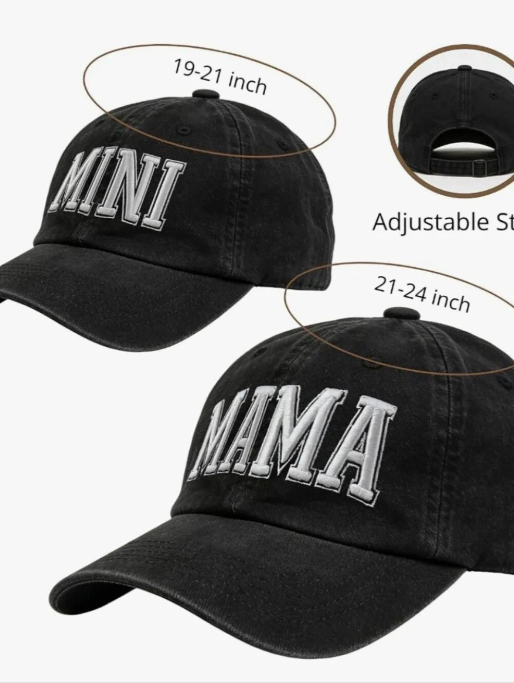 Mama & Mini Caps - Picture 5 of 6